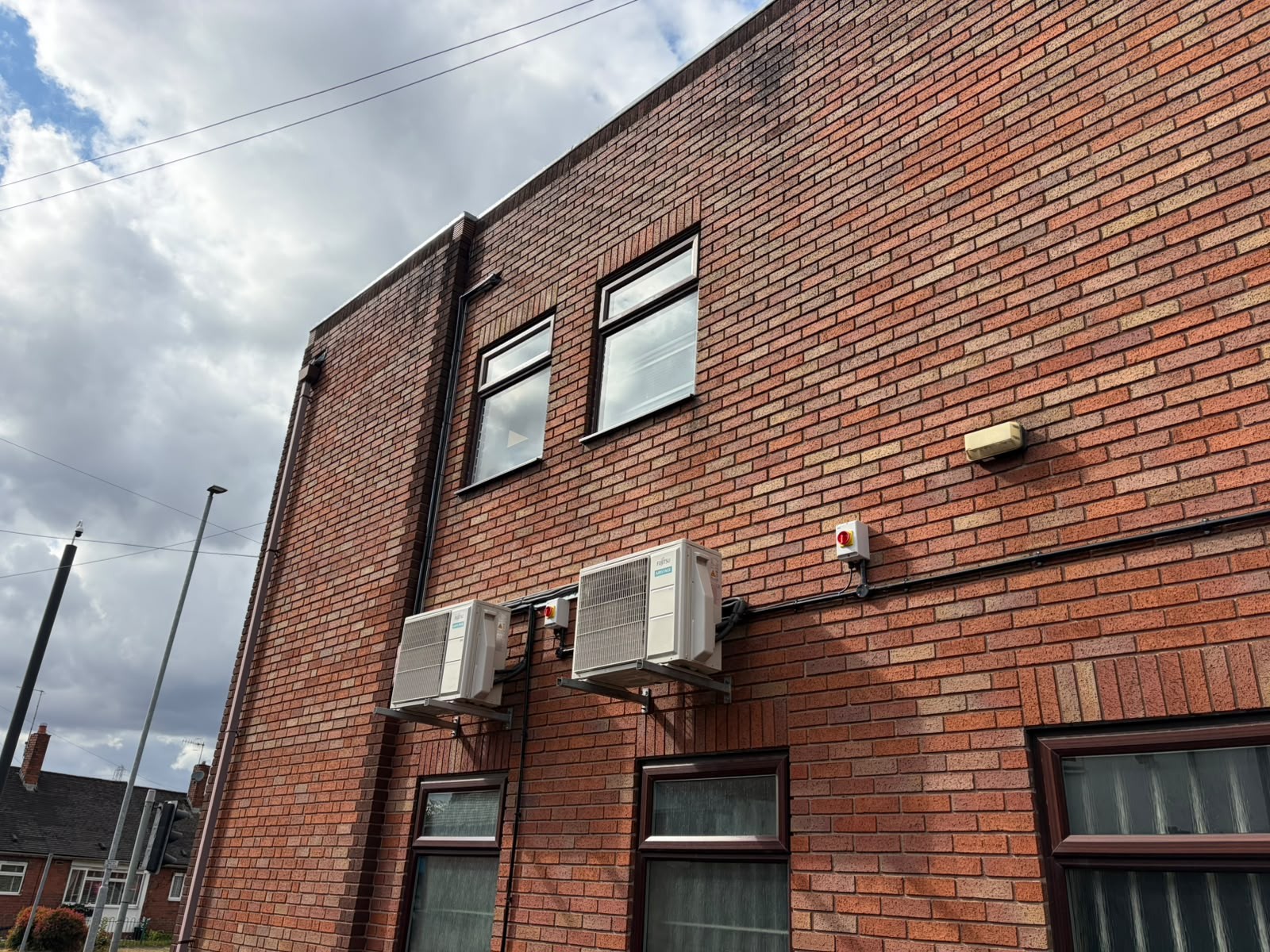 Completed air conditioning installation by Gear Bros Ltd in Mid Wales and Shropshire