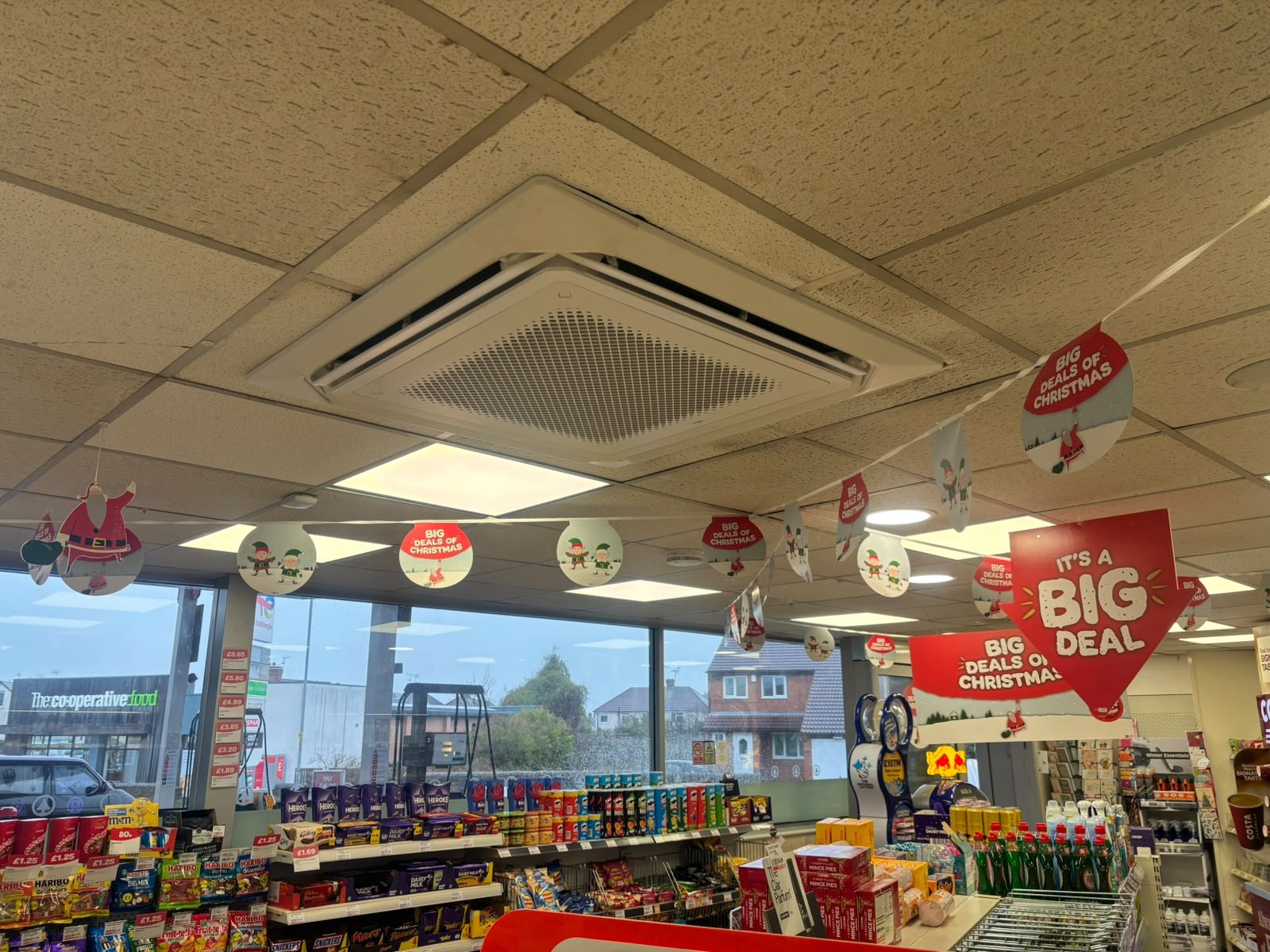 Completed air conditioning installation by Gear Bros Ltd in Mid Wales and Shropshire