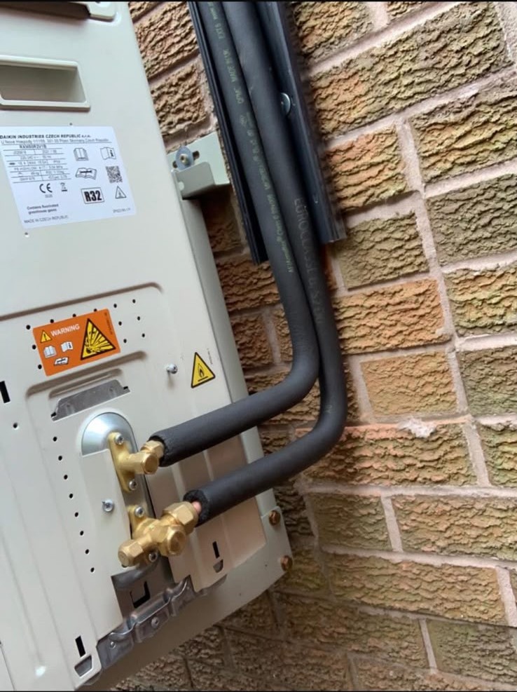 Completed air conditioning installation by Gear Bros Ltd in Mid Wales and Shropshire
