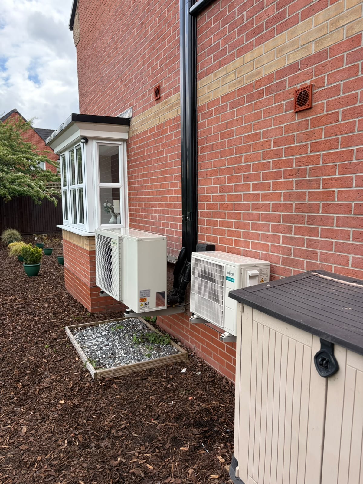 Completed air conditioning installation by Gear Bros Ltd in Mid Wales and Shropshire