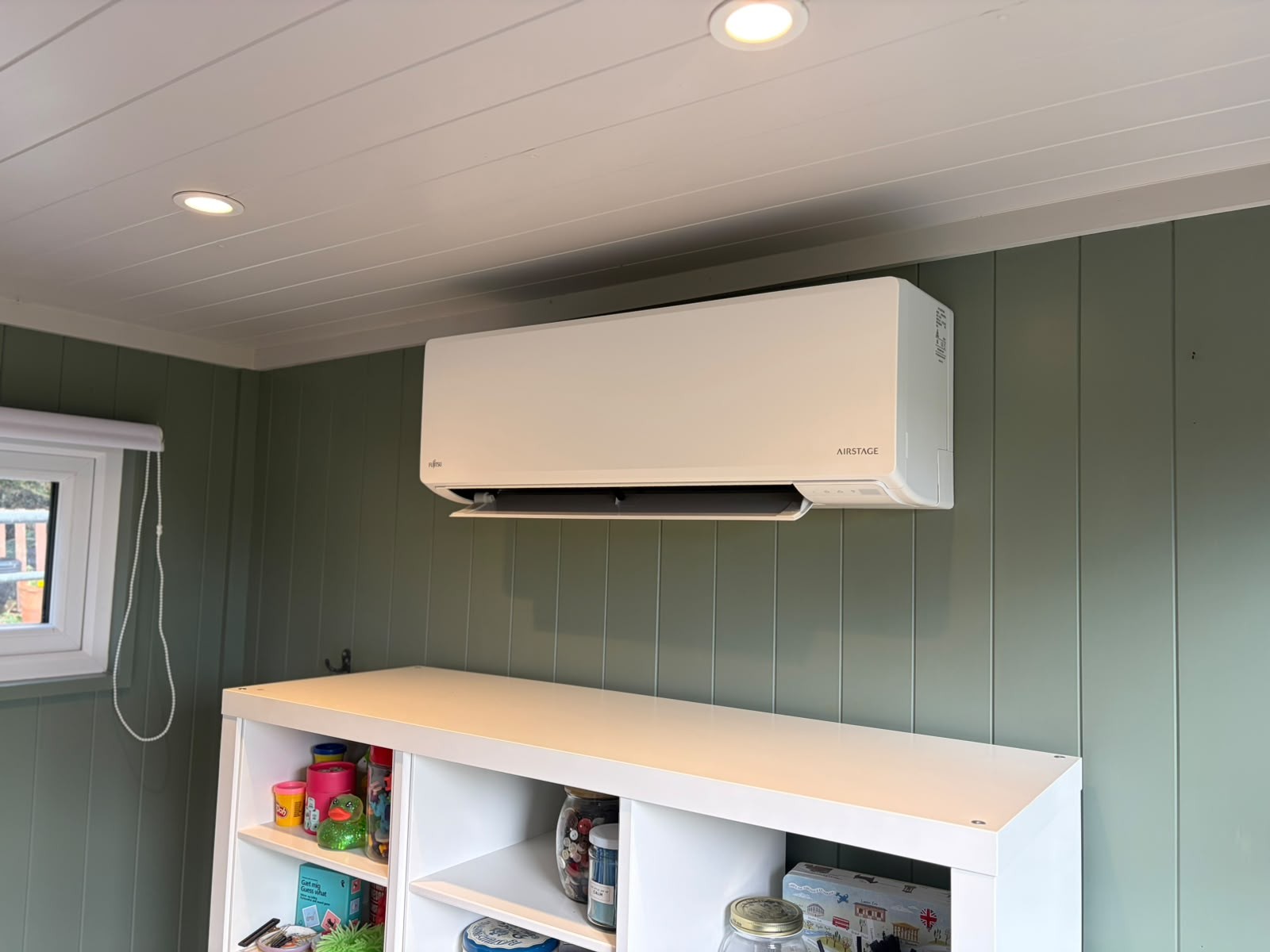 Completed air conditioning installation by Gear Bros Ltd in Mid Wales and Shropshire