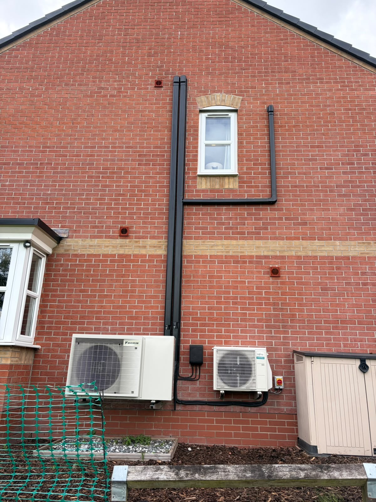 Completed air conditioning installation by Gear Bros Ltd in Mid Wales and Shropshire