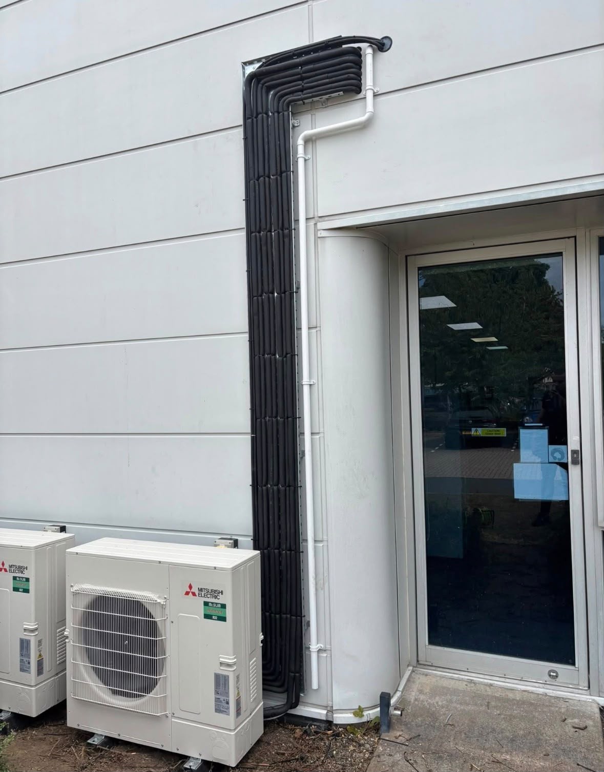 Completed air conditioning installation by Gear Bros Ltd in Mid Wales and Shropshire