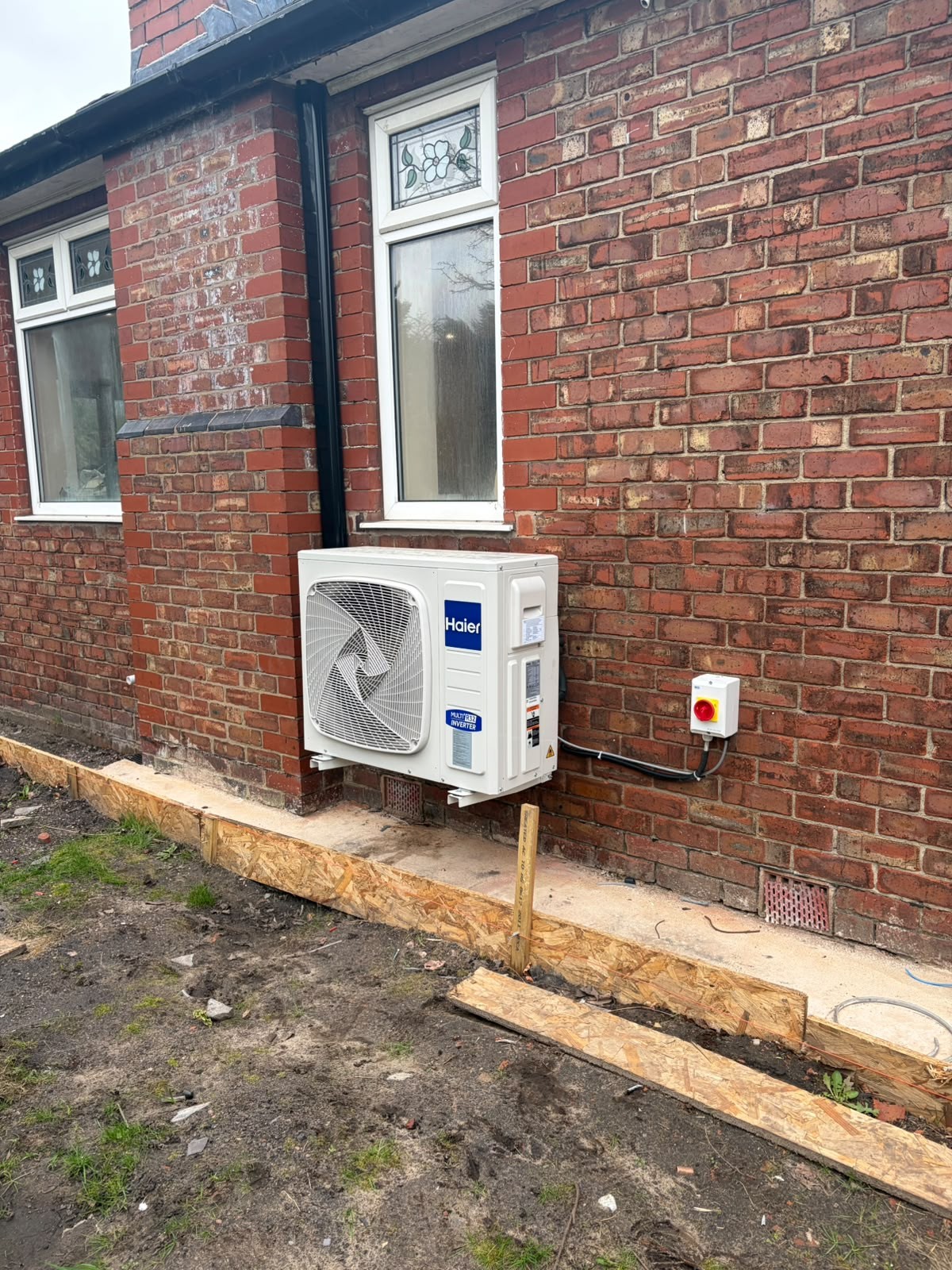 Completed air conditioning installation by Gear Bros Ltd in Mid Wales and Shropshire