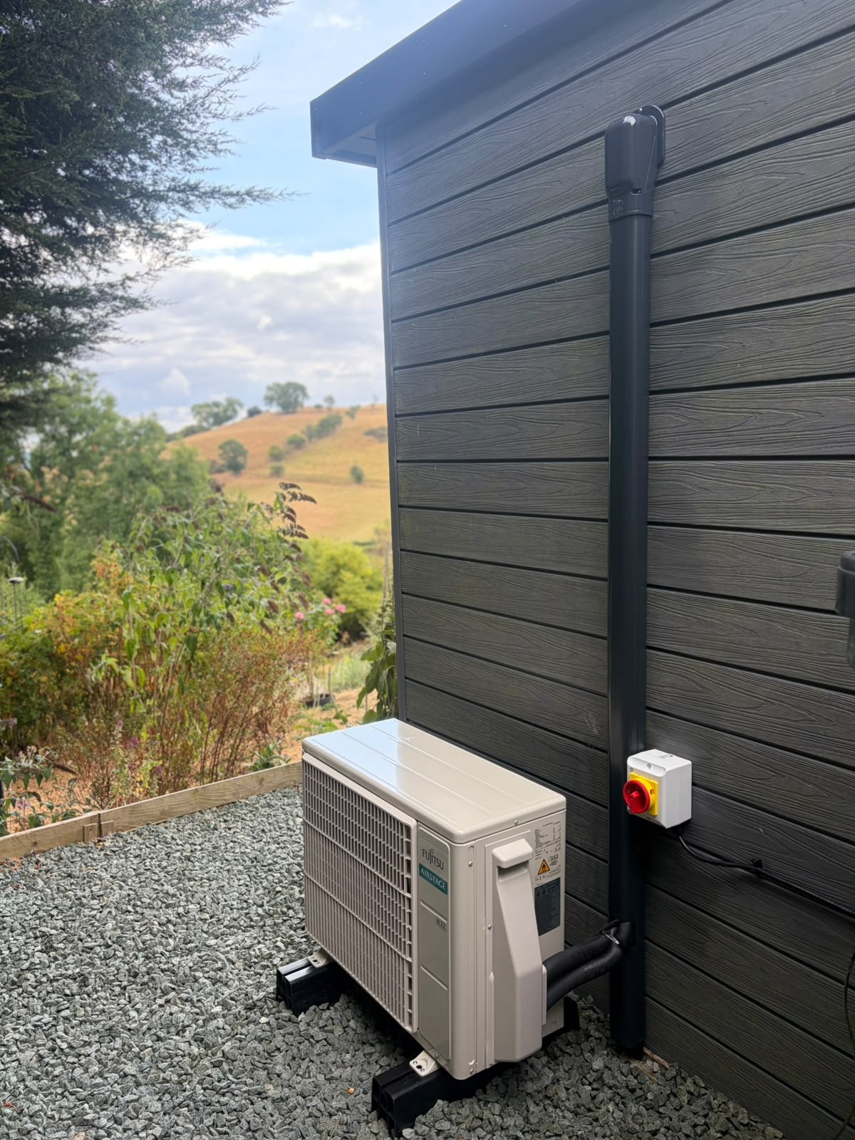 Completed air conditioning installation by Gear Bros Ltd in Mid Wales and Shropshire